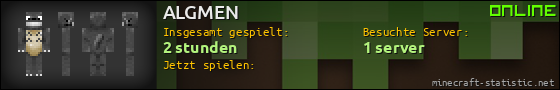 Benutzerleisten 560x90 für ALGMEN