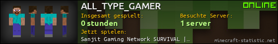 Benutzerleisten 560x90 für ALL_TYPE_GAMER