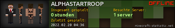 Benutzerleisten 560x90 für ALPHASTARTROOP