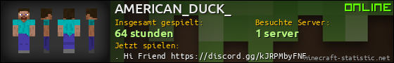 Benutzerleisten 560x90 für AMERICAN_DUCK_