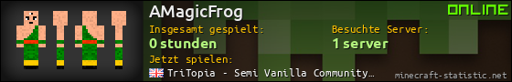 Benutzerleisten 560x90 für AMagicFrog