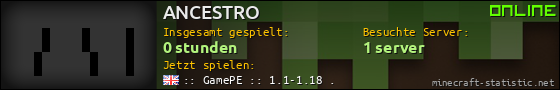 Benutzerleisten 560x90 für ANCESTRO