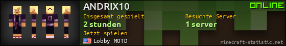 Benutzerleisten 560x90 für ANDRIX10