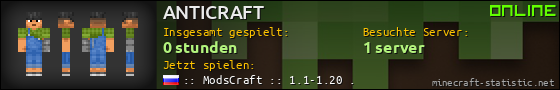 Benutzerleisten 560x90 für ANTICRAFT