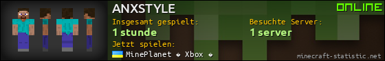 Benutzerleisten 560x90 für ANXSTYLE