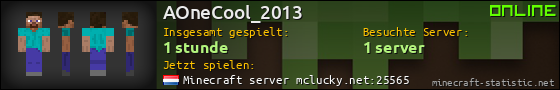 Benutzerleisten 560x90 für AOneCool_2013