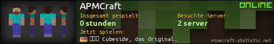 Benutzerleisten 560x90 für APMCraft