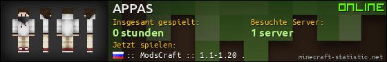 Benutzerleisten 560x90 für APPAS
