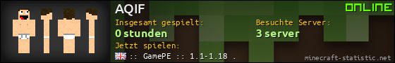 Benutzerleisten 560x90 für AQIF