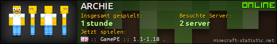 Benutzerleisten 560x90 für ARCHIE