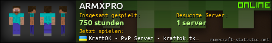 Benutzerleisten 560x90 für ARMXPRO