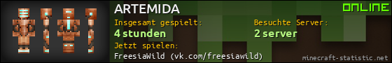Benutzerleisten 560x90 für ARTEMIDA