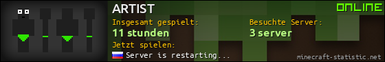 Benutzerleisten 560x90 für ARTIST