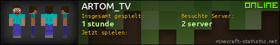 Benutzerleisten 560x90 für ARTOM_TV