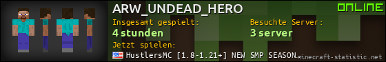 Benutzerleisten 560x90 für ARW_UNDEAD_HERO