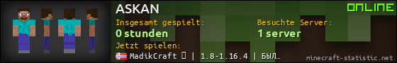 Benutzerleisten 560x90 für ASKAN