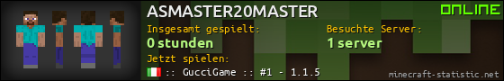 Benutzerleisten 560x90 für ASMASTER20MASTER