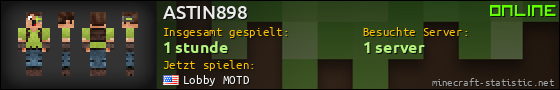 Benutzerleisten 560x90 für ASTIN898