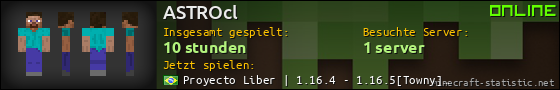 Benutzerleisten 560x90 für ASTROcl