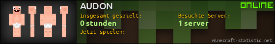 Benutzerleisten 560x90 für AUDON
