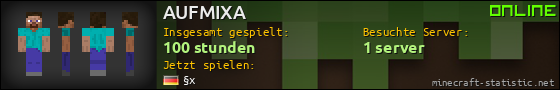 Benutzerleisten 560x90 für AUFMIXA
