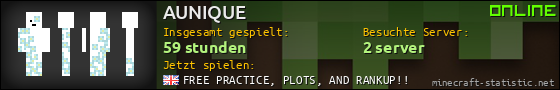 Benutzerleisten 560x90 für AUNIQUE