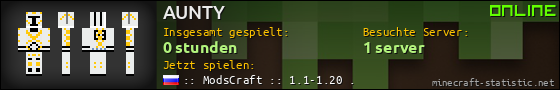 Benutzerleisten 560x90 für AUNTY