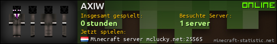 Benutzerleisten 560x90 für AXIW