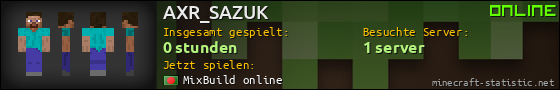 Benutzerleisten 560x90 für AXR_SAZUK