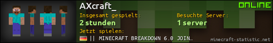 Benutzerleisten 560x90 für AXcraft_