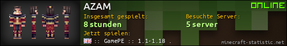 Benutzerleisten 560x90 für AZAM