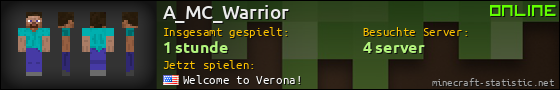 Benutzerleisten 560x90 für A_MC_Warrior