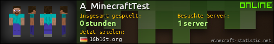 Benutzerleisten 560x90 für A_MinecraftTest