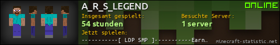 Benutzerleisten 560x90 für A_R_S_LEGEND