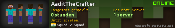 Benutzerleisten 560x90 für AaditTheCrafter