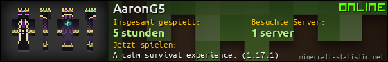 Benutzerleisten 560x90 für AaronG5