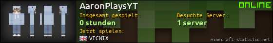 Benutzerleisten 560x90 für AaronPlaysYT