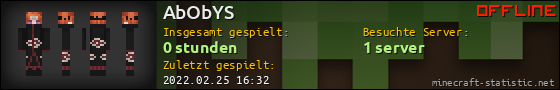 Benutzerleisten 560x90 für AbObYS
