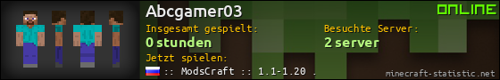 Benutzerleisten 560x90 für Abcgamer03