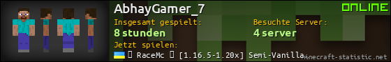 Benutzerleisten 560x90 für AbhayGamer_7