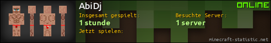 Benutzerleisten 560x90 für AbiDj