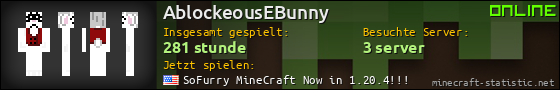 Benutzerleisten 560x90 für AblockeousEBunny