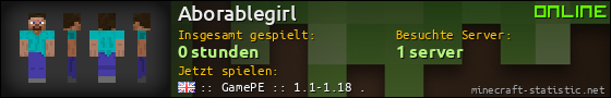 Benutzerleisten 560x90 für Aborablegirl