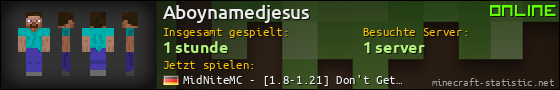 Benutzerleisten 560x90 für Aboynamedjesus