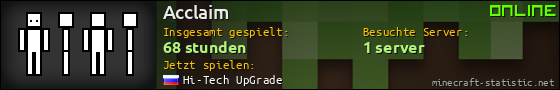Benutzerleisten 560x90 für Acclaim