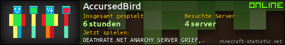 Benutzerleisten 560x90 für AccursedBird