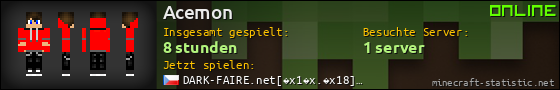 Benutzerleisten 560x90 für Acemon