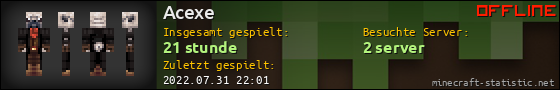 Benutzerleisten 560x90 für Acexe