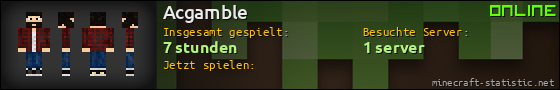 Benutzerleisten 560x90 für Acgamble