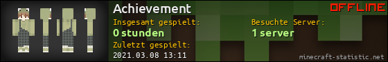 Benutzerleisten 560x90 für Achievement